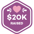 You received $20000 in donations badge