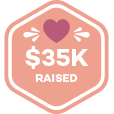 You received $35000 in donations badge