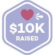 You received $10000 in donations badge
