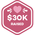 You received $30000 in donations badge