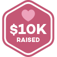 You received $10000 in donations badge