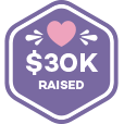 You received $30000 in donations badge