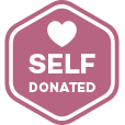 You made a self donation badge